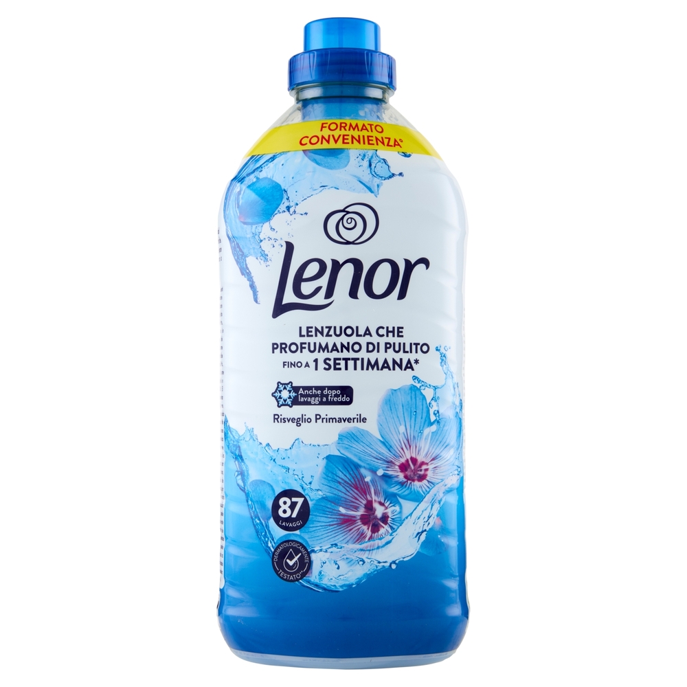 Lenor Ammorbidente Lavatrice Concentrato, Risveglio Primaverile, 87 Lavaggi 1,827 L